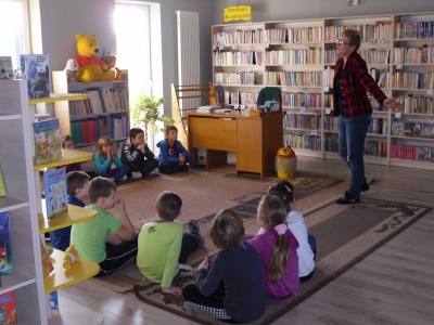 Lekcje biblioteczne z udziałem uczniów z ZS nr 2 w Brześciu KujawskimJG_UPLOAD_IMAGENAME_SEPARATOR6