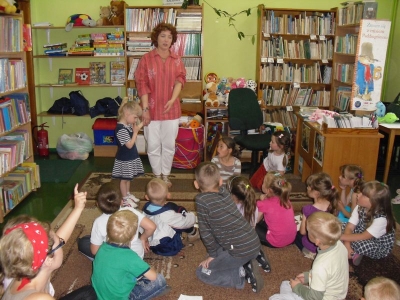 GRAmy z maluchami i przedszkolaki w Bibliotece