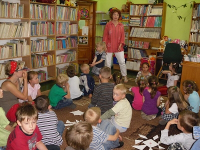 GRAmy z maluchami i przedszkolaki w Bibliotece